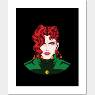 Kakyoin Green Anime Fan art Posters and Art